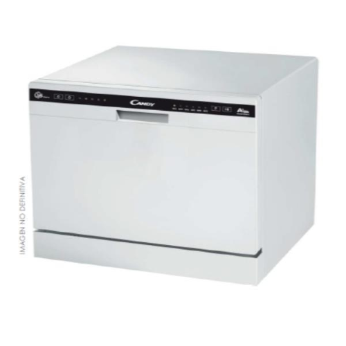 Candy CDCP 6 - Lavastoviglie - larghezza: 55 cm - prof. 50 cm - altezza: 43.8 cm - bianco
